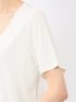 シルケットポンチ クルーネック半袖Tシャツ